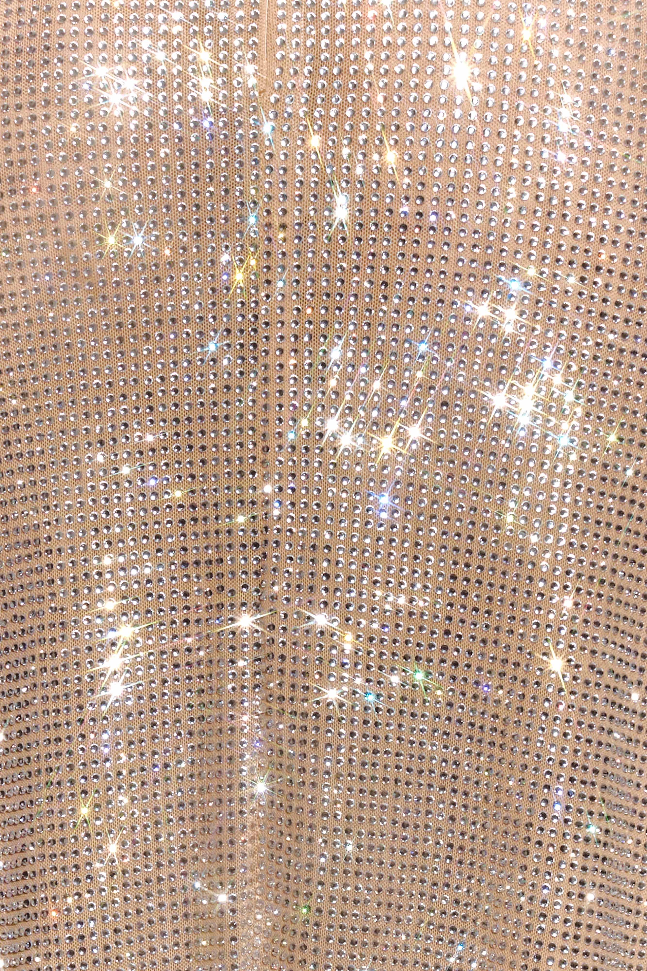 Rina™ | Sequin Halter Midi Dress