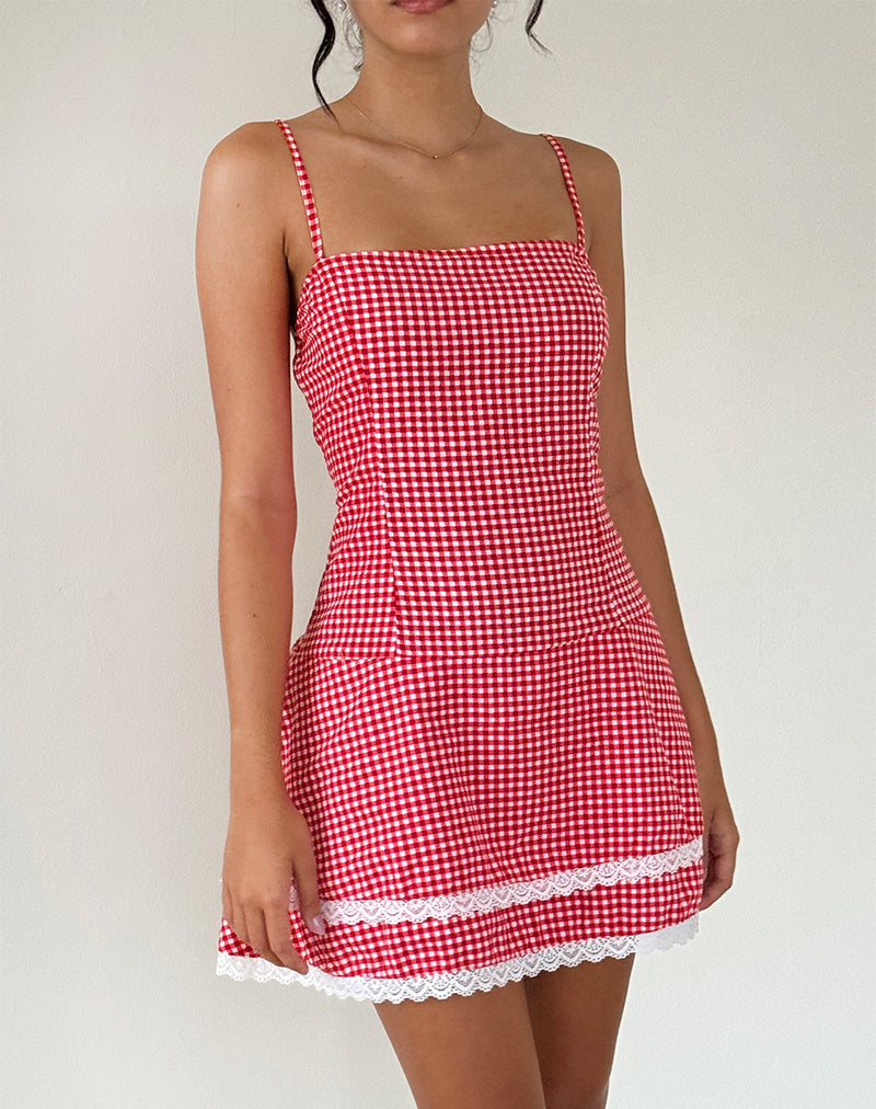 Daisy™ | Gingham Mini Dress