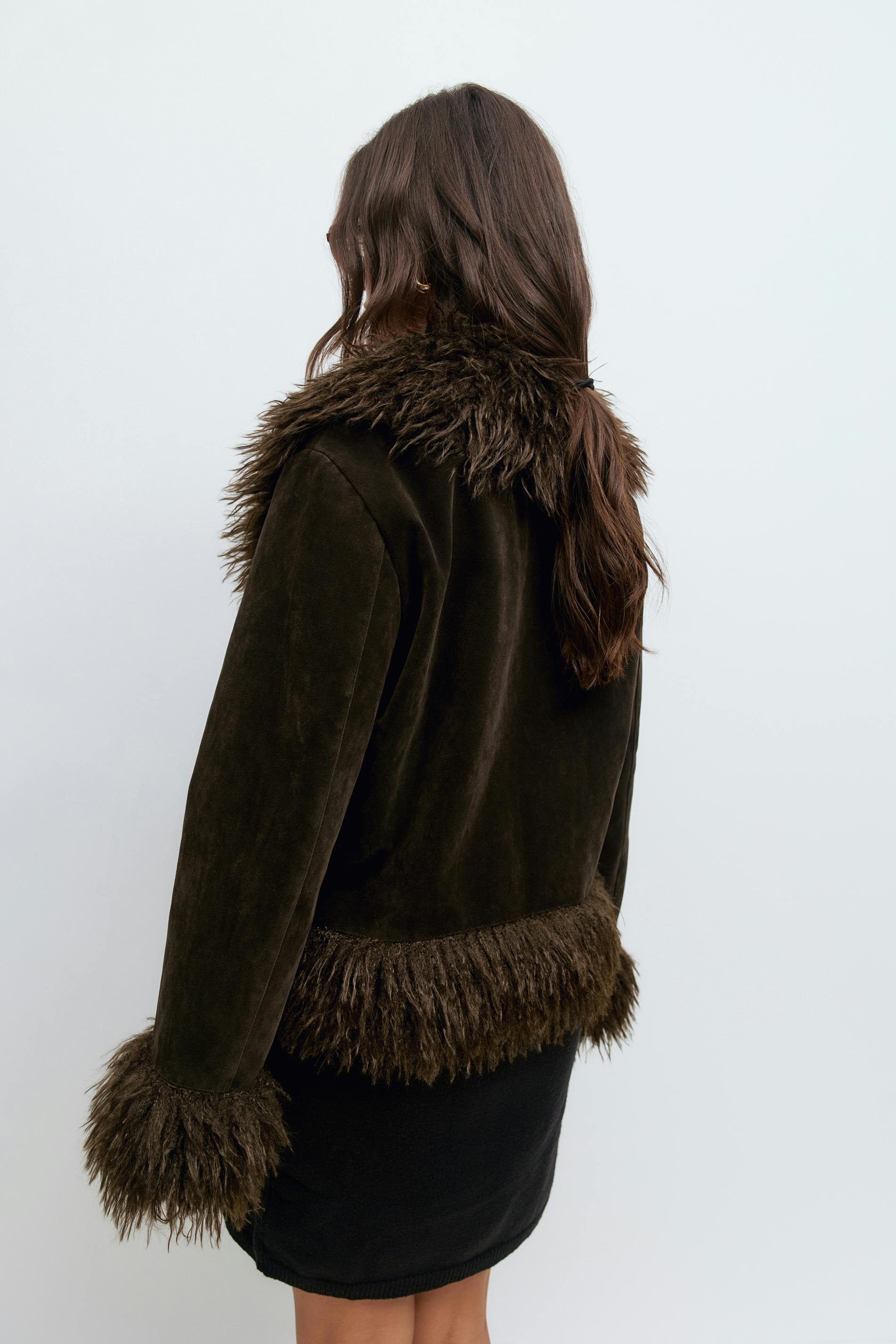 Faye™ | Faux Fur Trim Jacket