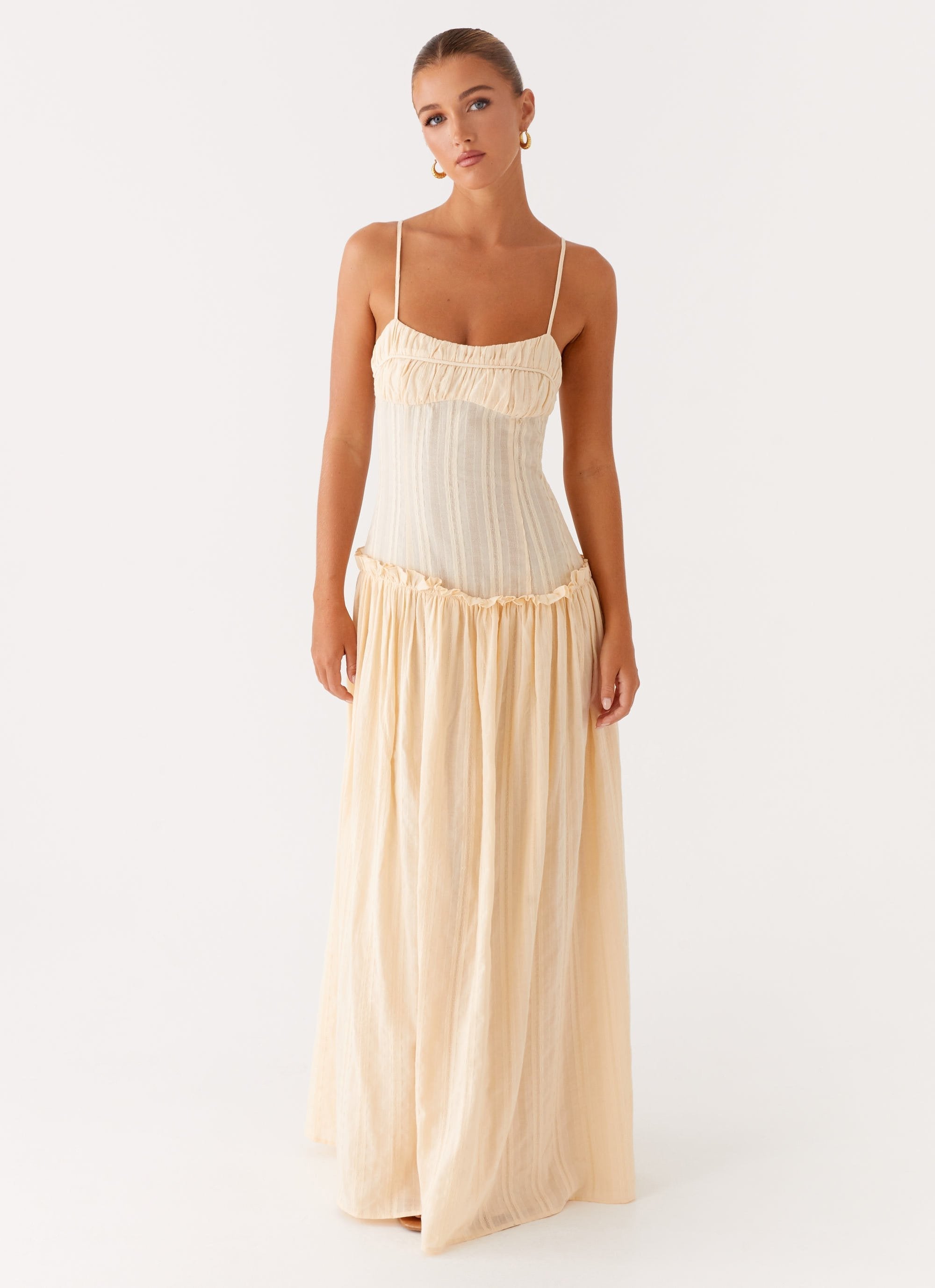 Elena™ | Drop Waist Maxi