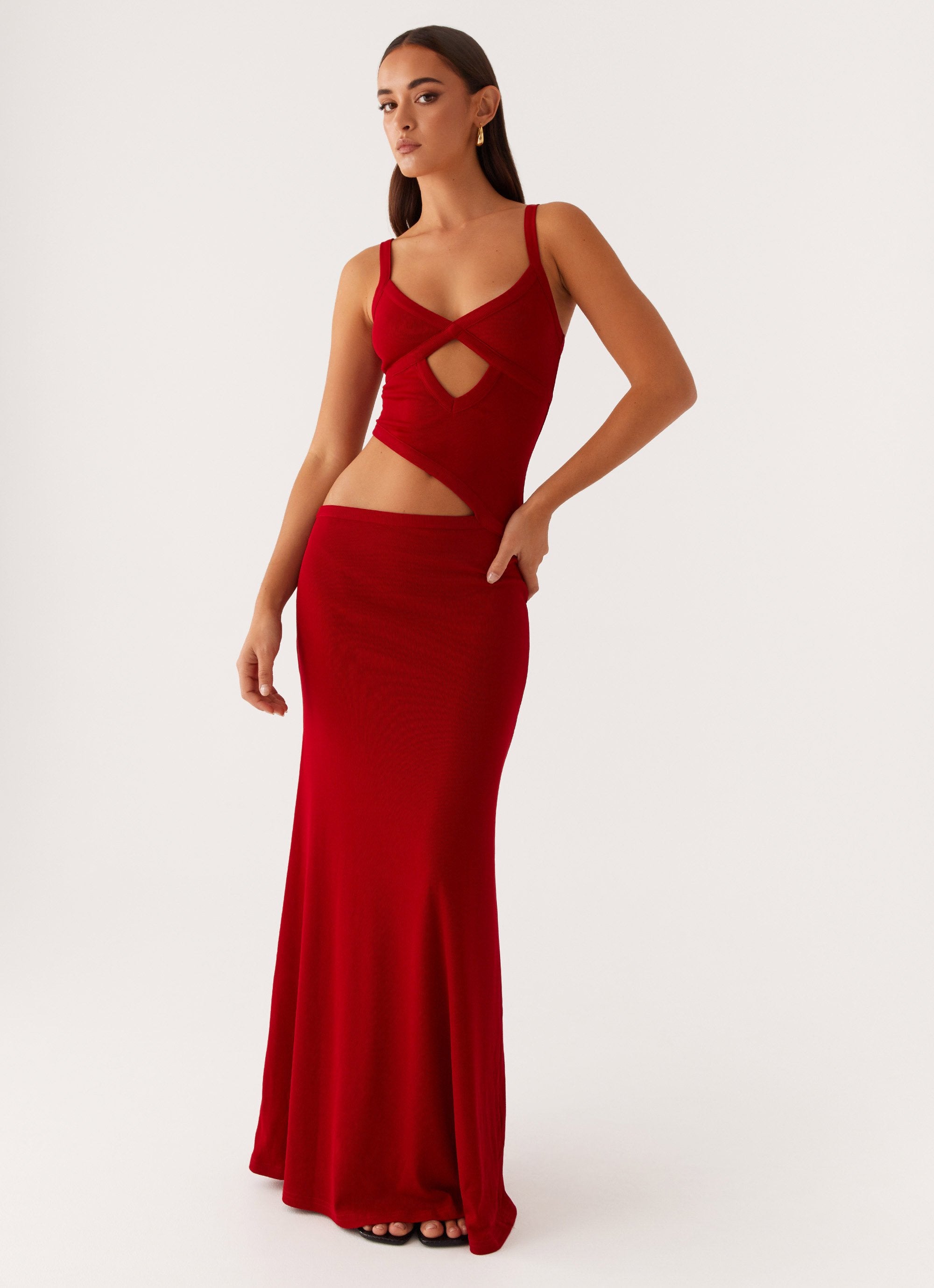 Seléna™ | Cut-Out Maxi Dress
