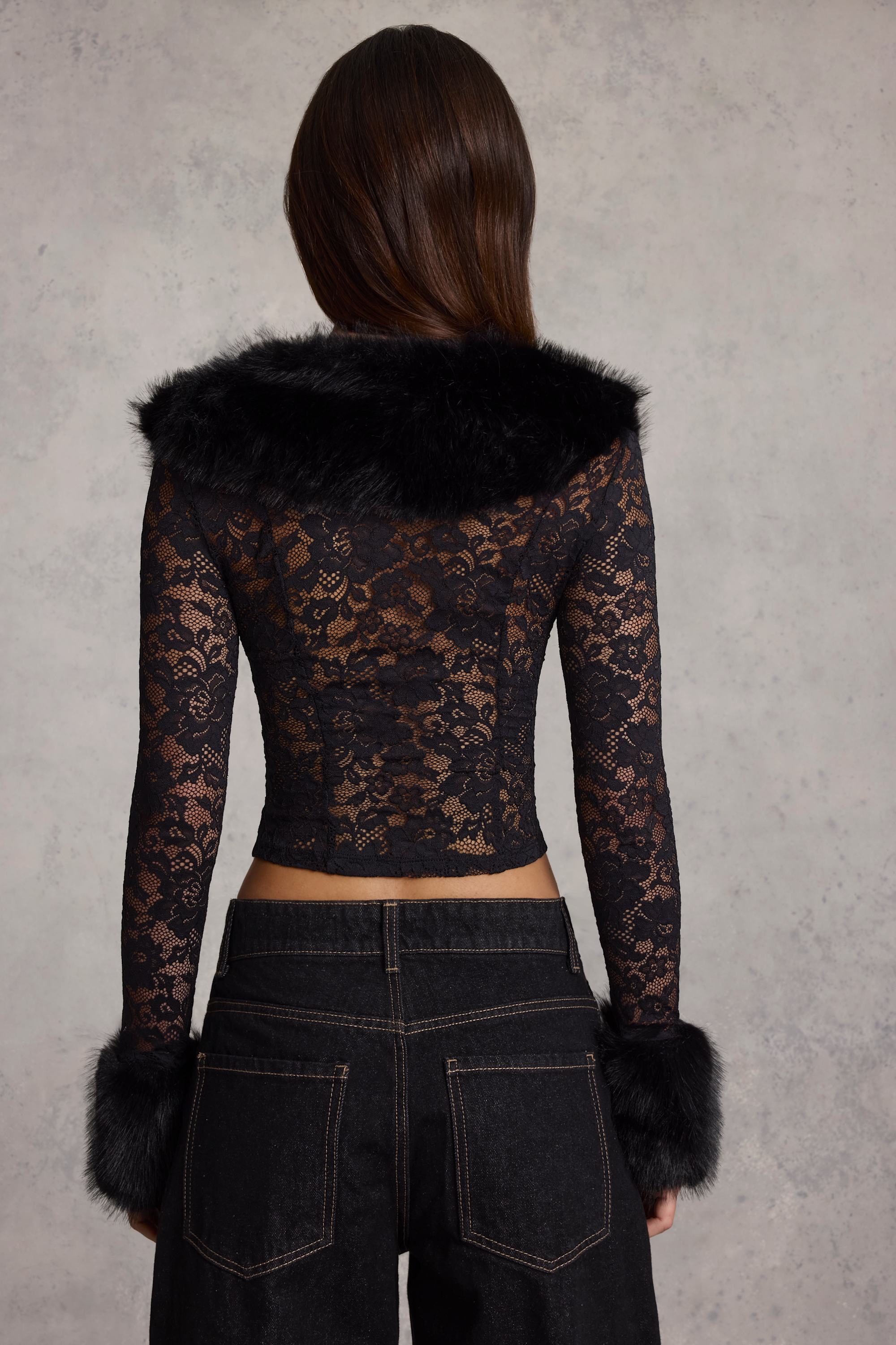 Liana™ | Lace Cropped Jacket