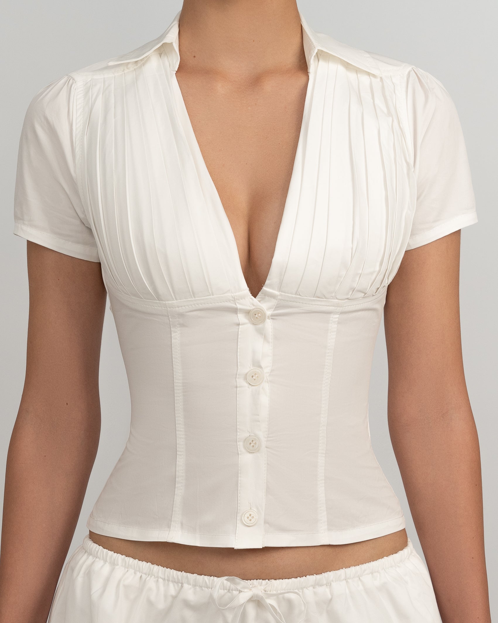 Celeste™ | Tailored V-Neck Top