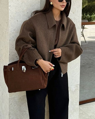 Levana™ | Effortlessly Cool Cropped Jacket