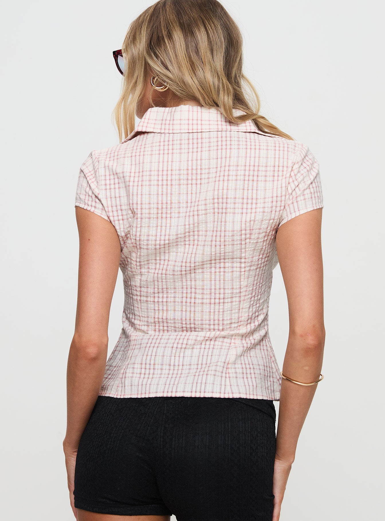 Evelisse™ | Classic Check Blouse