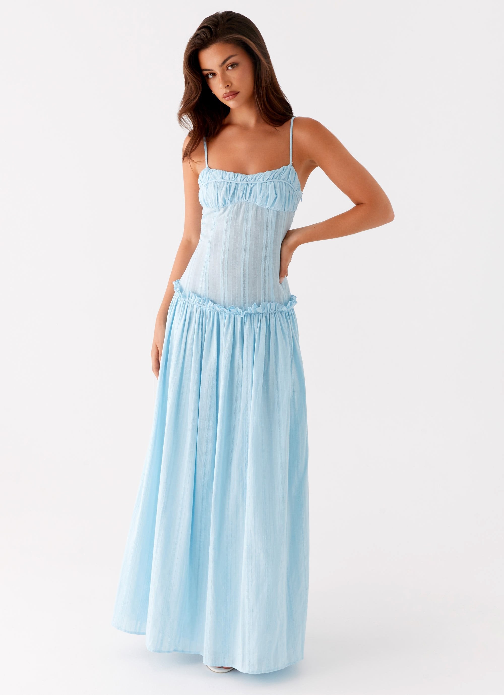 Elena™ | Drop Waist Maxi