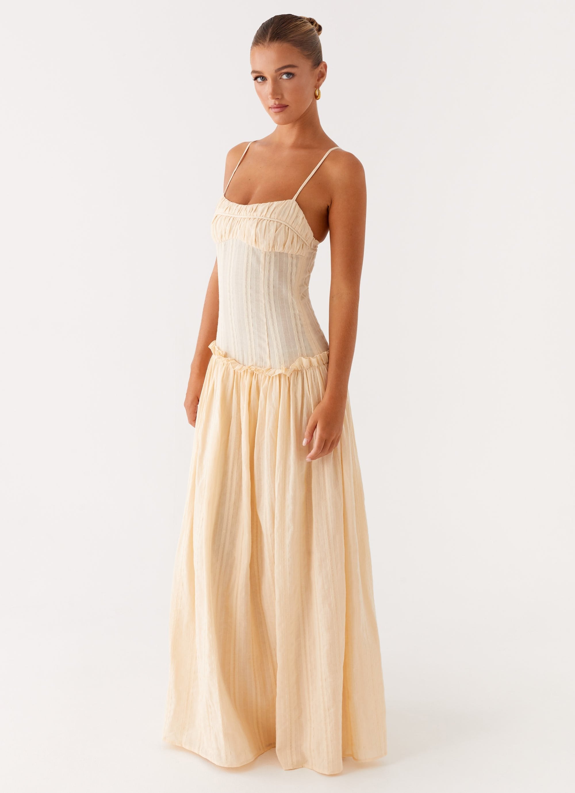 Elena™ | Drop Waist Maxi