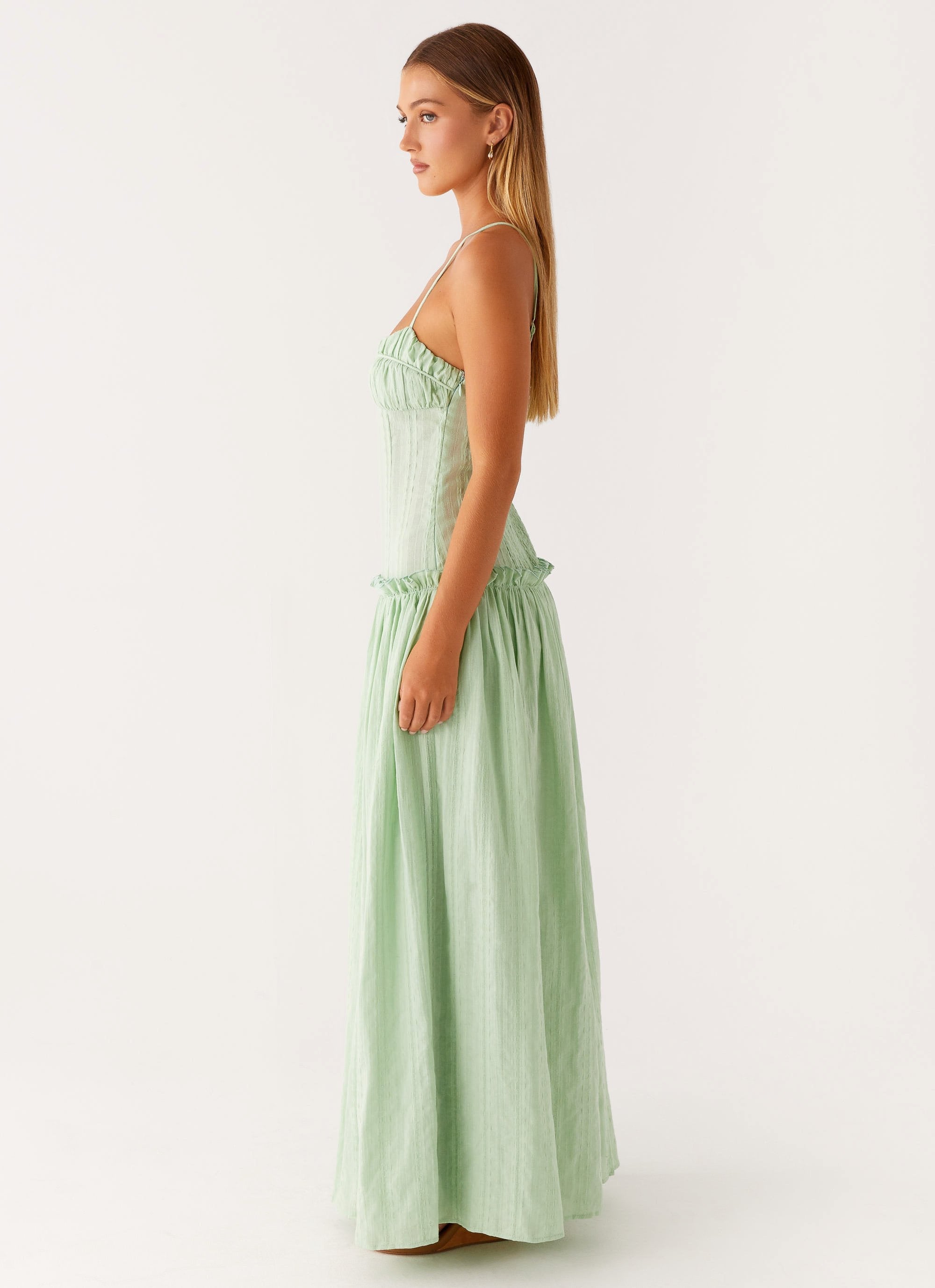 Elena™ | Drop Waist Maxi