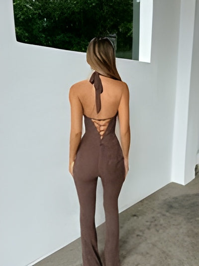 Julia™ | Elegant Tie-Up Jumpsuit