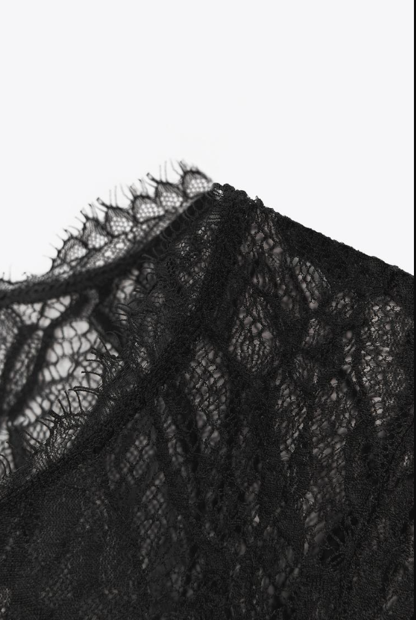 Helena™ | Black Lace Top