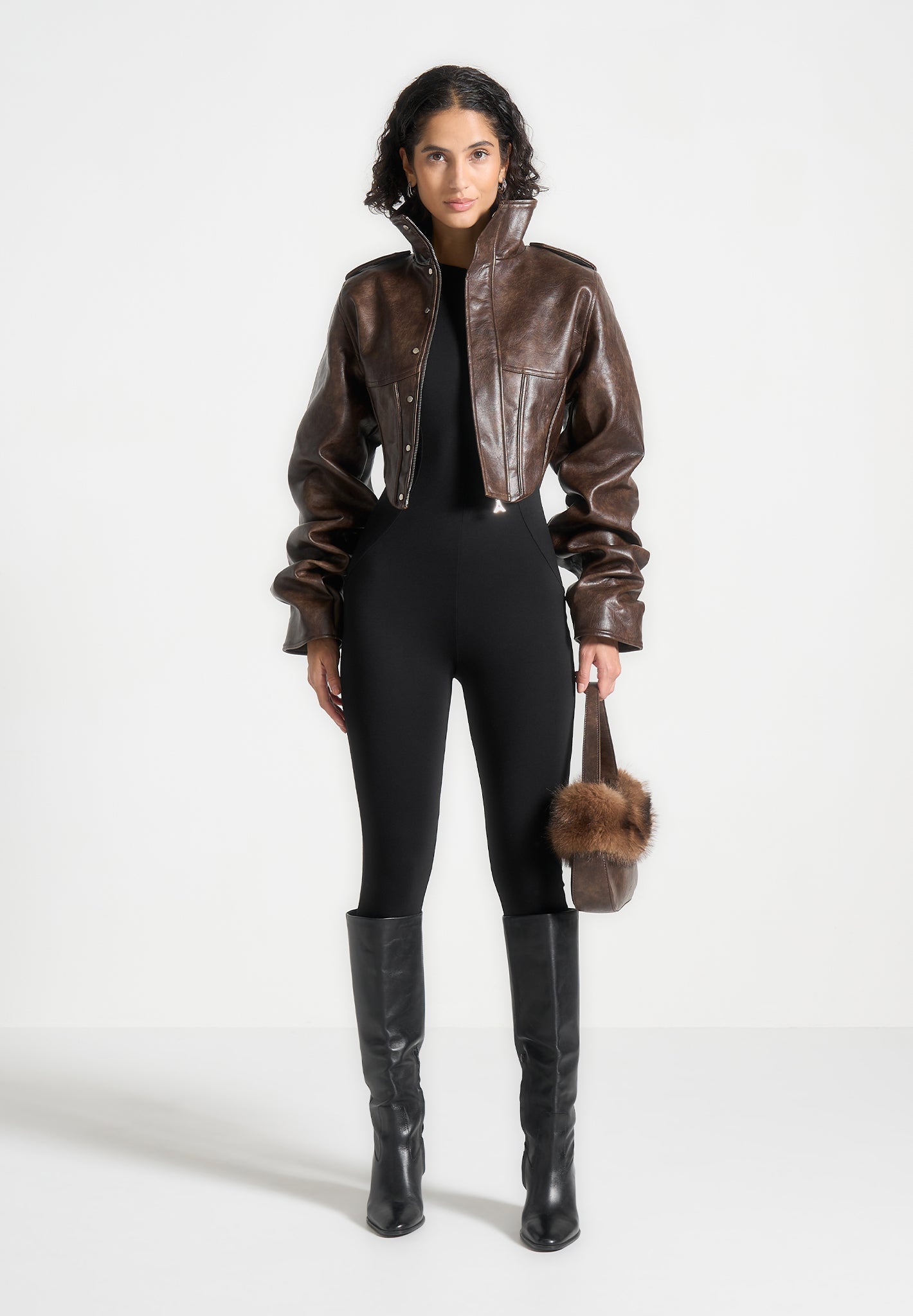 Isola™ | Vegan Leather Corset Jacket